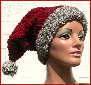 Santa Hat Knitting Pattern For Adults